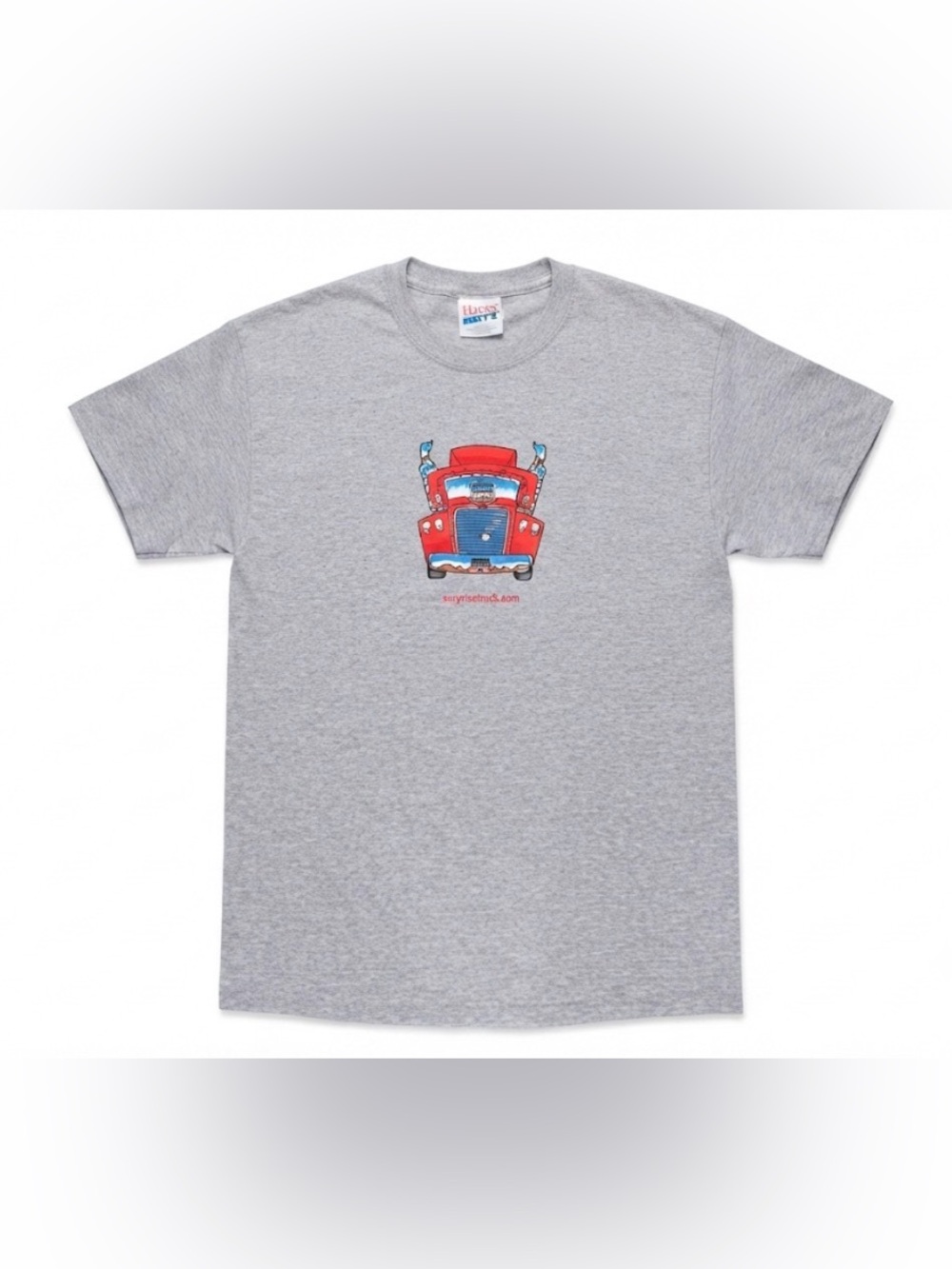 Vintage Hanes Beefy-T T-Shirt Mens Medium Truck Graphic Surprisetruck.com
